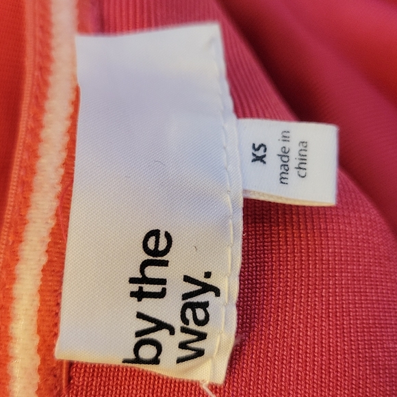 By The Way fun, flirty & feminine mimi bandage dress w wavy bottom hem, XS - Picture 16 of 16